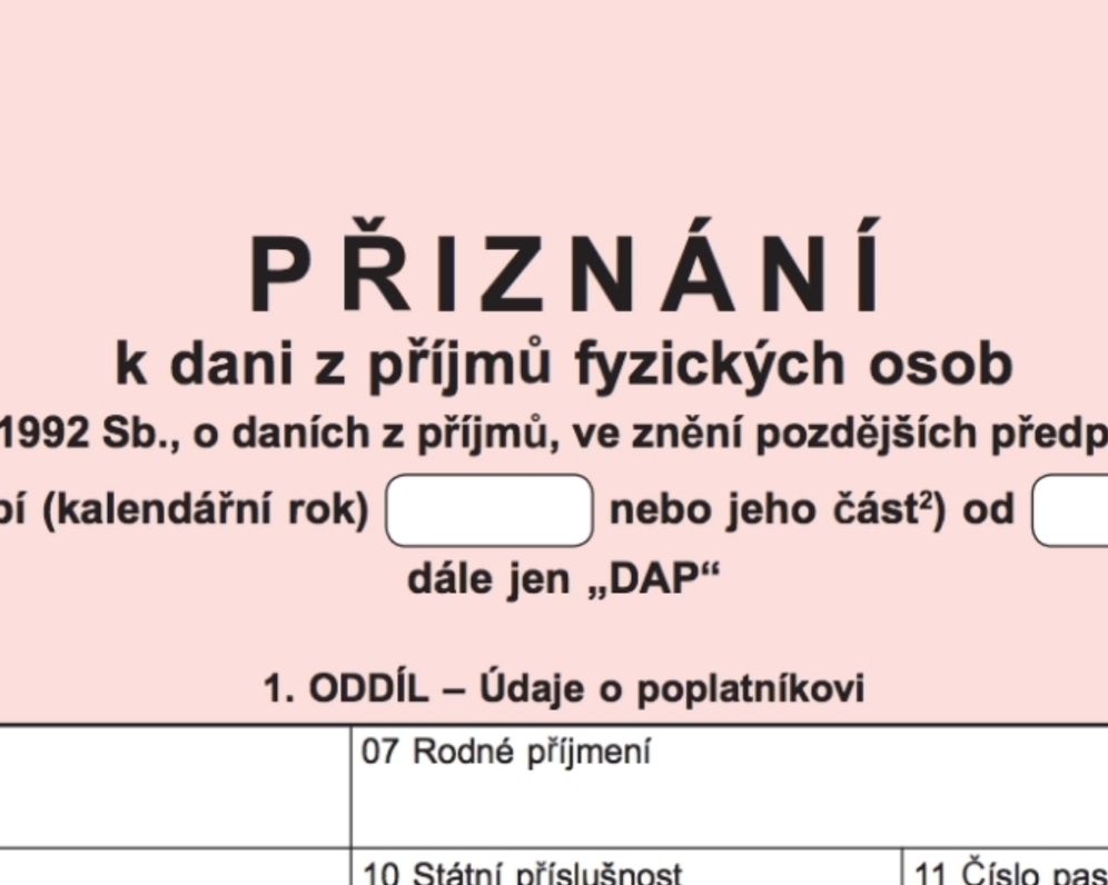 Ve včasně podaném daňovém přiznání nezapomeňte na odečitatelné položky